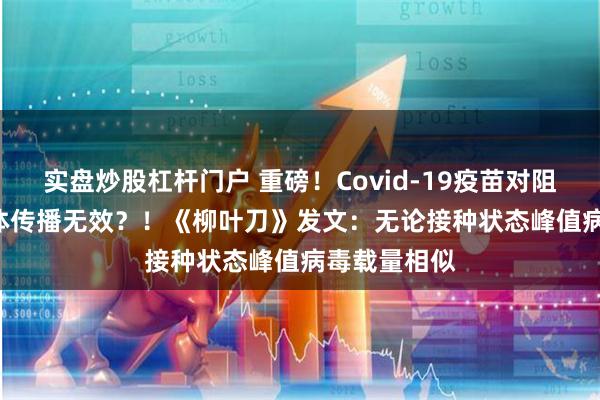 实盘炒股杠杆门户 重磅！Covid-19疫苗对阻止Delta变体传播无效？！《柳叶刀》发文：无论接种状态峰值病毒载量相似