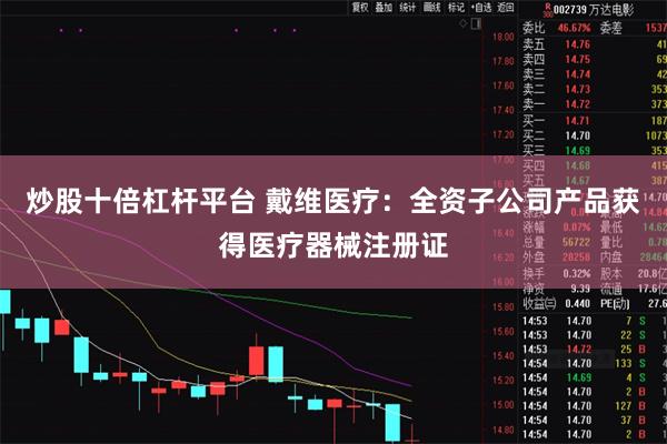 炒股十倍杠杆平台 戴维医疗：全资子公司产品获得医疗器械注册证