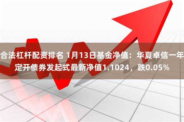 合法杠杆配资排名 1月13日基金净值：华夏卓信一年定开债券发
